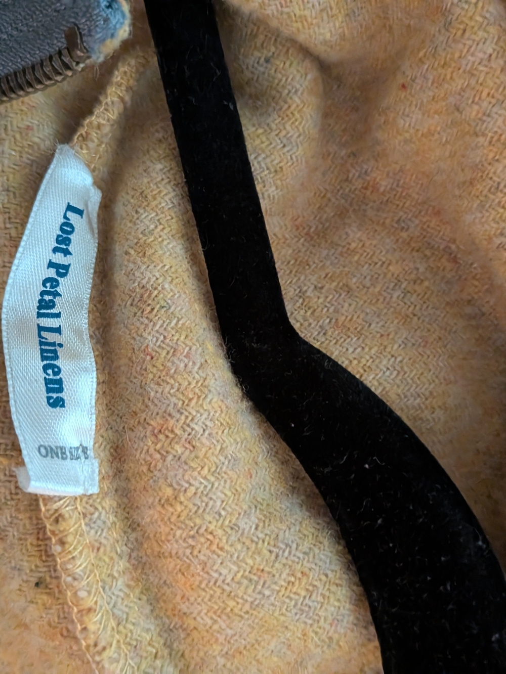 Neutral Camel Zip-Front Poncho - Picture 3 of 6